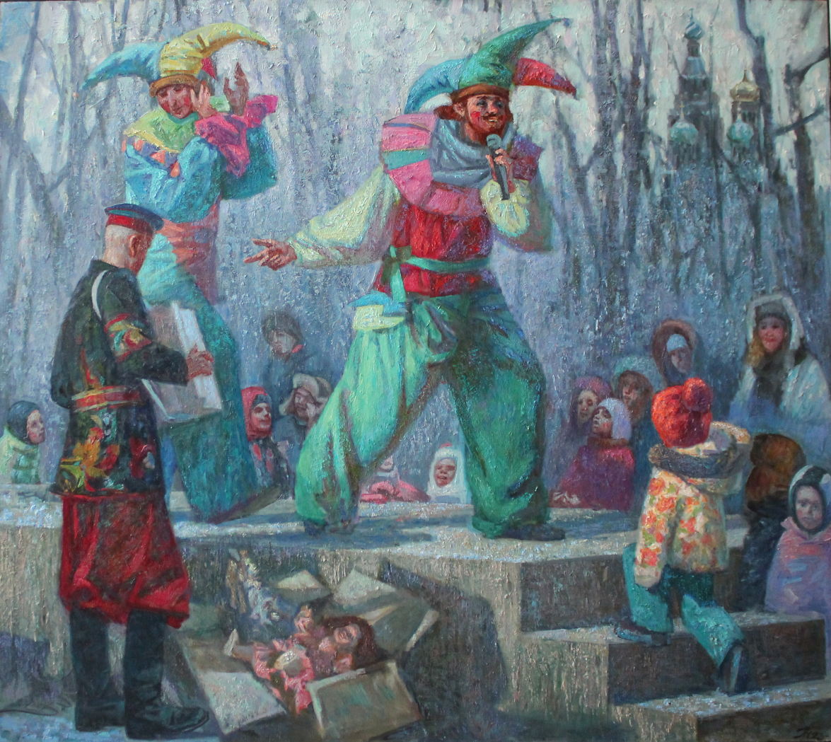 «Представление», Чесноков Петр Серафимович, художник, купить картину, купить, работы, аукцион, живопись, галерея ОПХ, Bidspirit, бидспирит, магазин, выставка