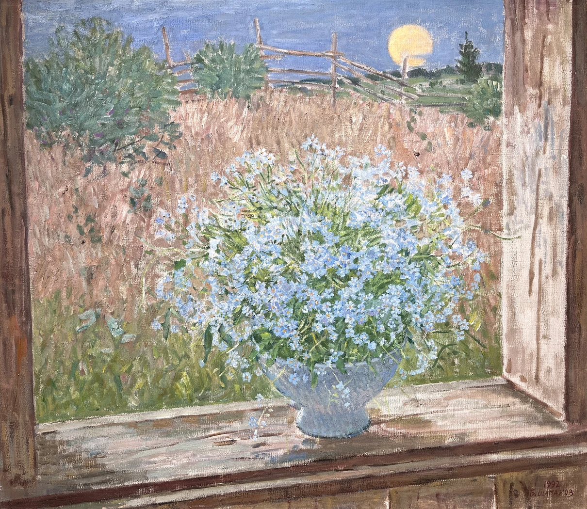 Шаманов Б.И., картина, живопись