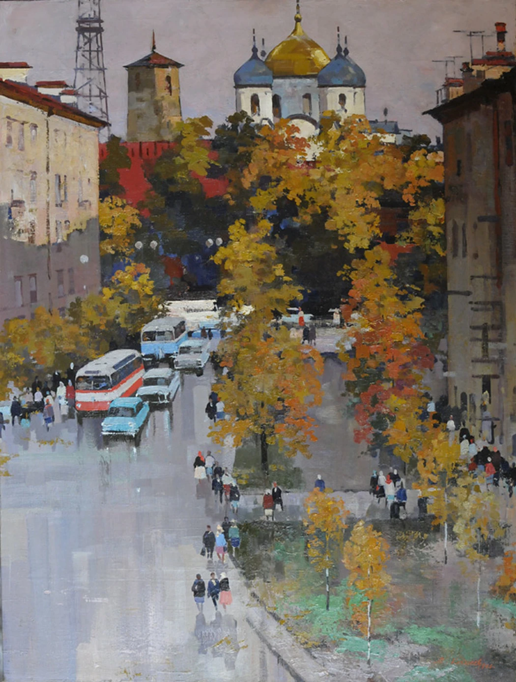 «Улица в Новгороде», 1966, Канеев М. А.