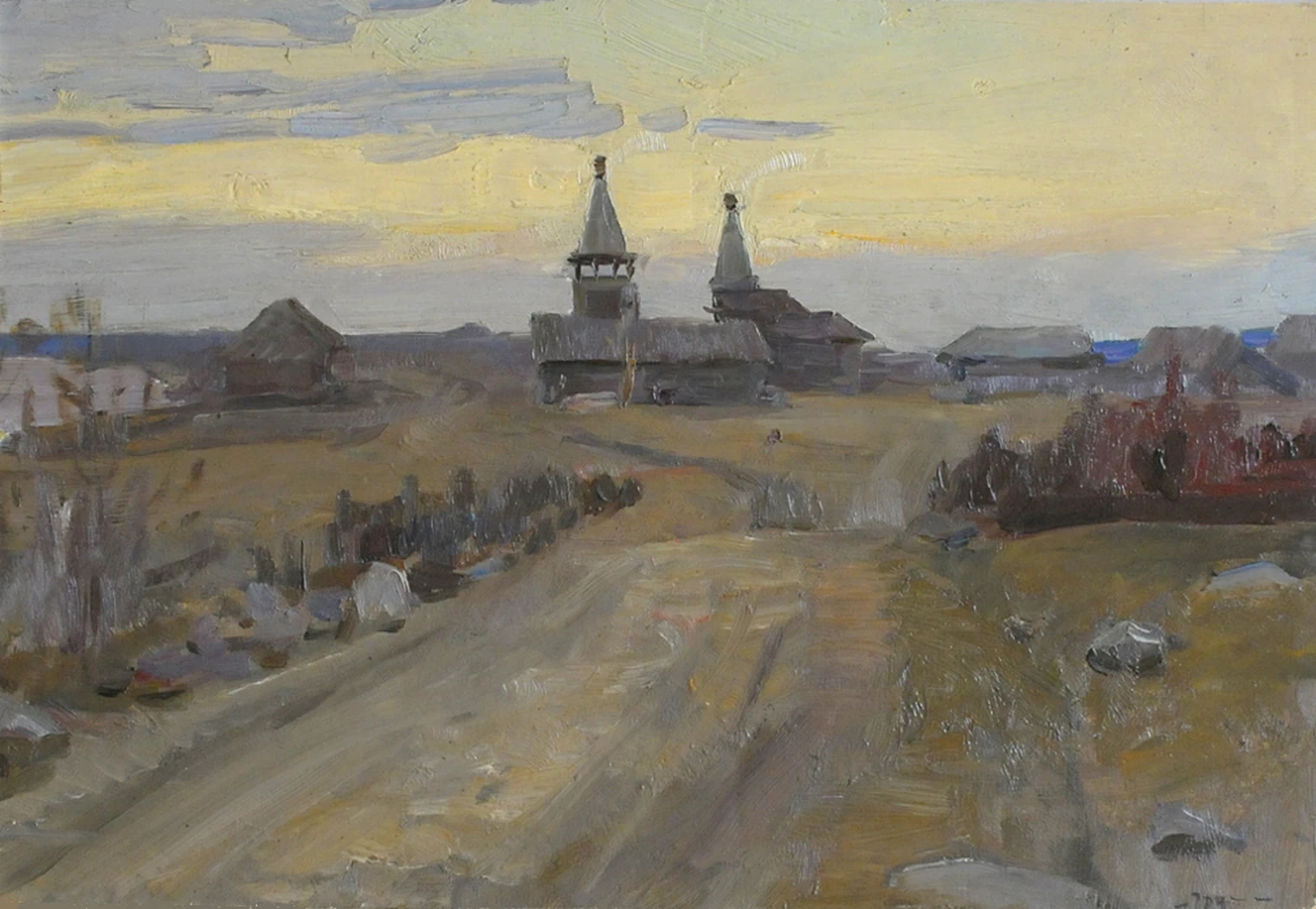 «Погост. Заонежье.», 1962, Грушко А.Б.