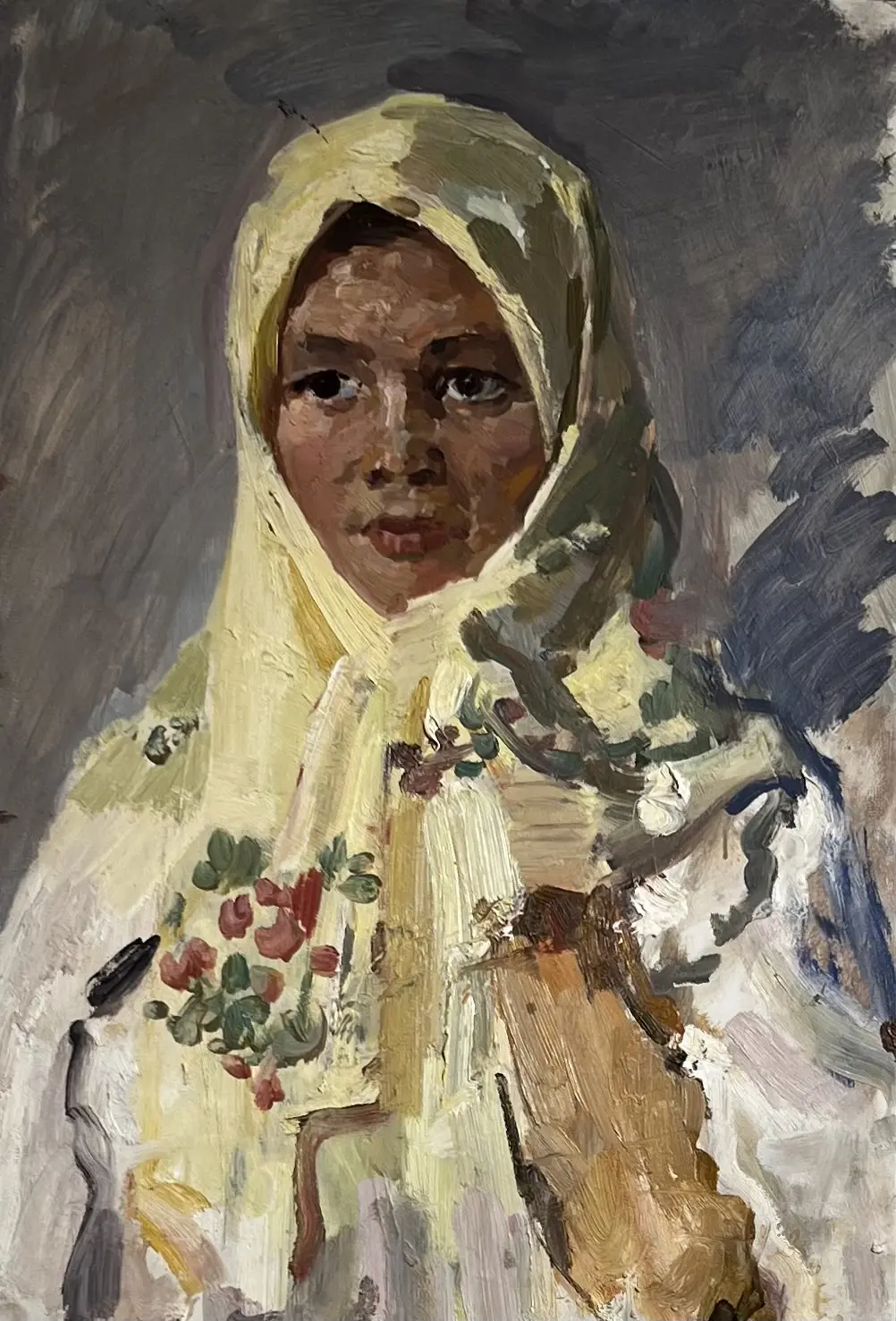 «Портрет», Богаевская Ольга Борисовна, художник, купить картину, купить, работы, аукцион, живопись, галерея ОПХ, Bidspirit, бидспирит, магазин, выставка