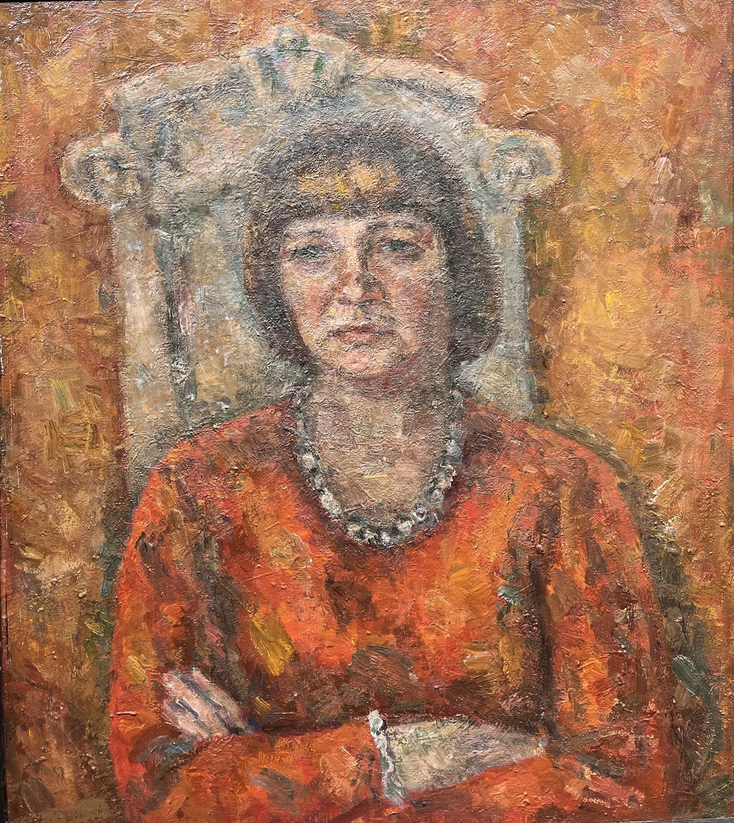 «Портрет В.И. Рахиной»,Егошин Г.П., картина, живопись