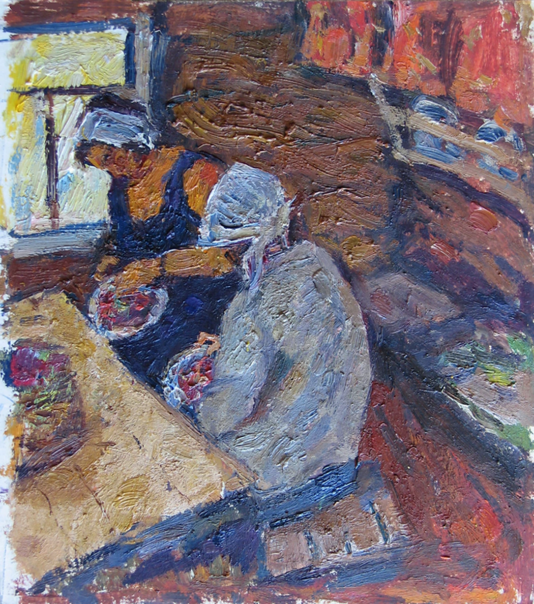 «Переборка ягод», 1966, Позднеев Н.М.