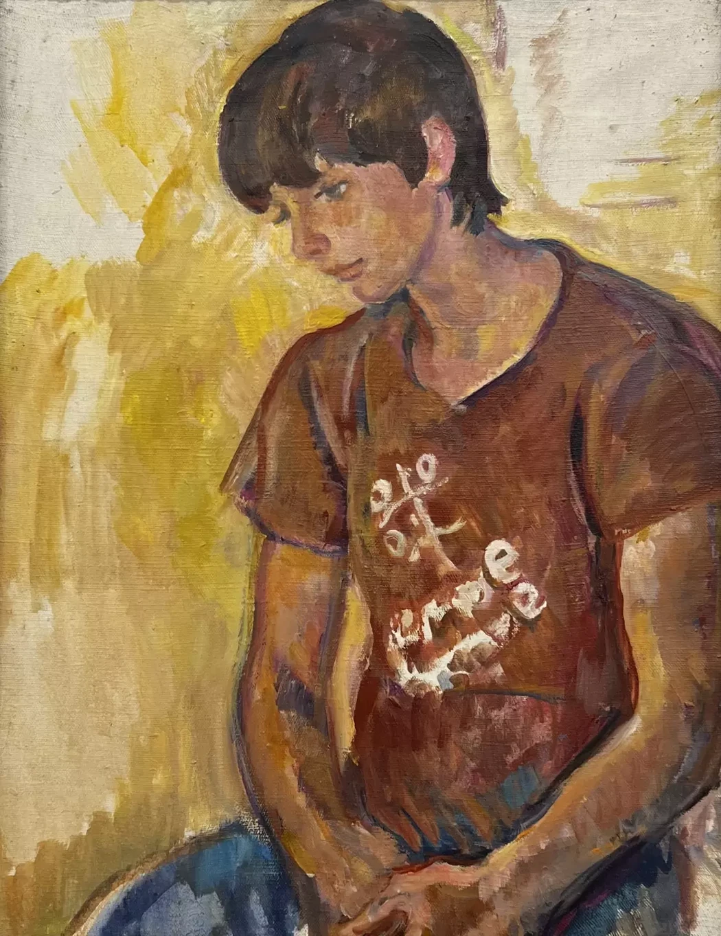«Адриан Аникушин», Богаевская Ольга Борисовна, художник, купить картину, купить, работы, выставка, живопись, галерея ОПХ, портреты, выставка портретов, соцреализм