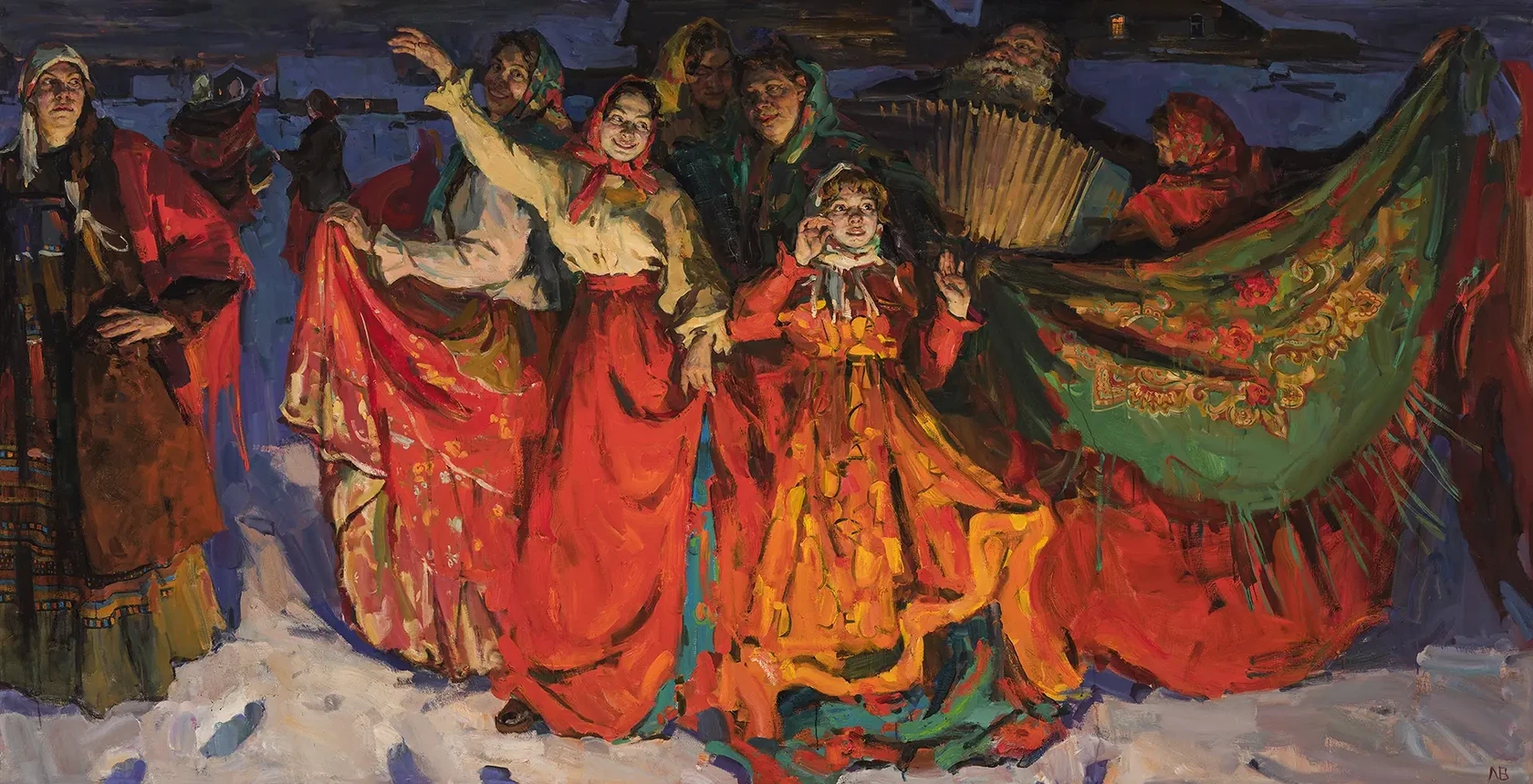 «Масленица», Виноградова Лада, художник, купить картину.