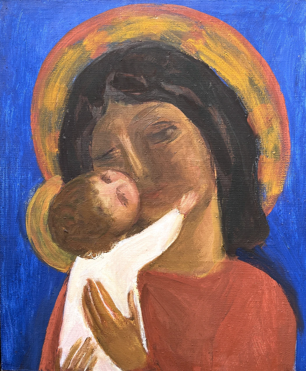 «Умиление», Аршакуни З.П., картина, живопись