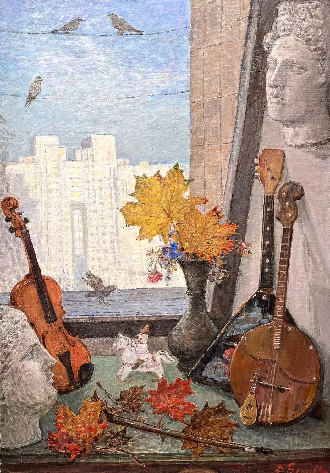 «Три птички», Бекарян Дзовинар Аровна, художник, купить картину