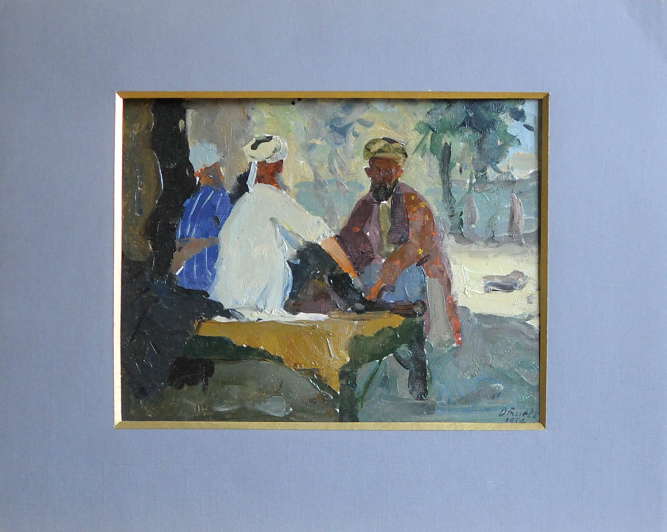 «Самарканд. Чайхана.», 1959, Отиев В.А.