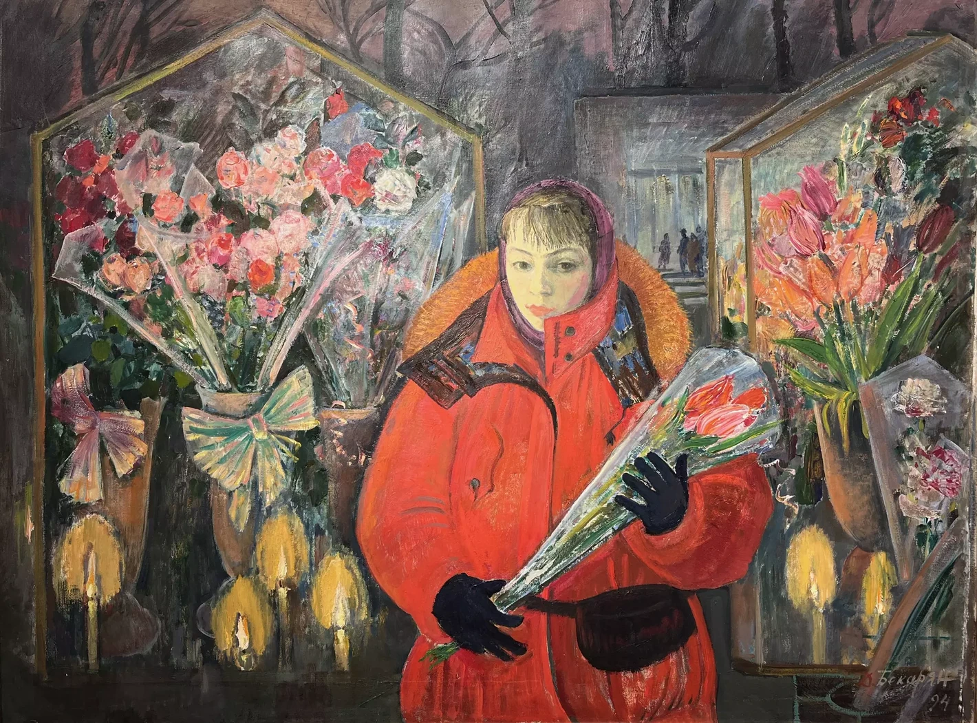 «Цветочница», Бекарян Дзовинар Аровна, художник, купить картину