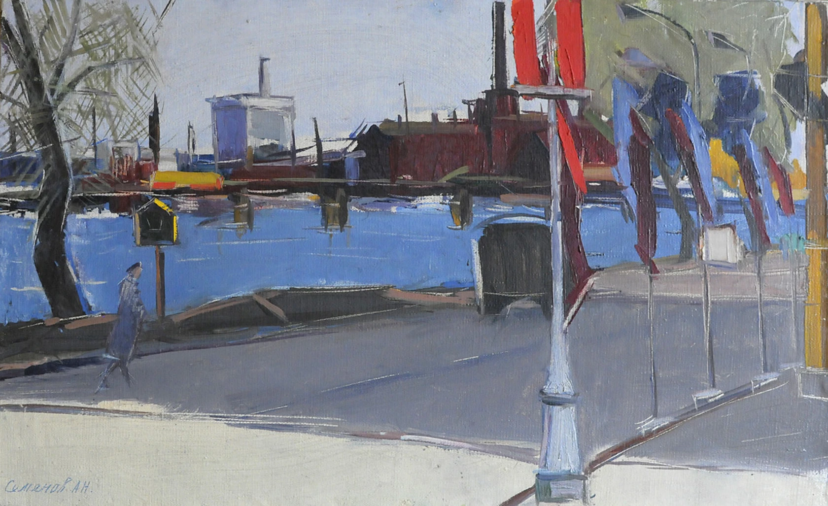 «Ленинградский пейзаж», 1970, Семенов А.Н.
