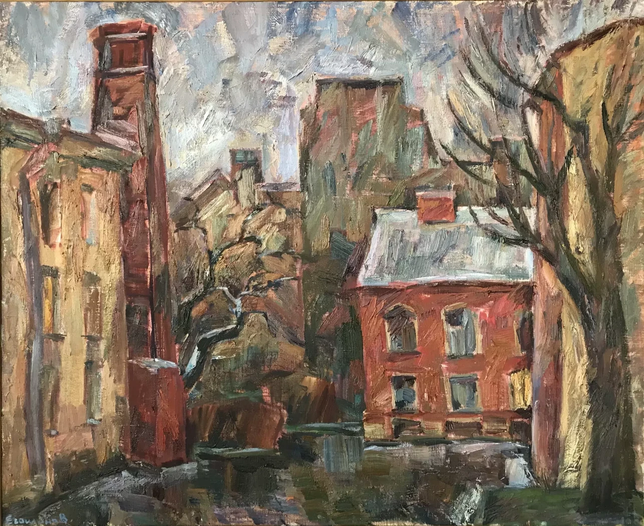 «Питерский дворик», Егошина Вера Алексеевна, художник, купить картину