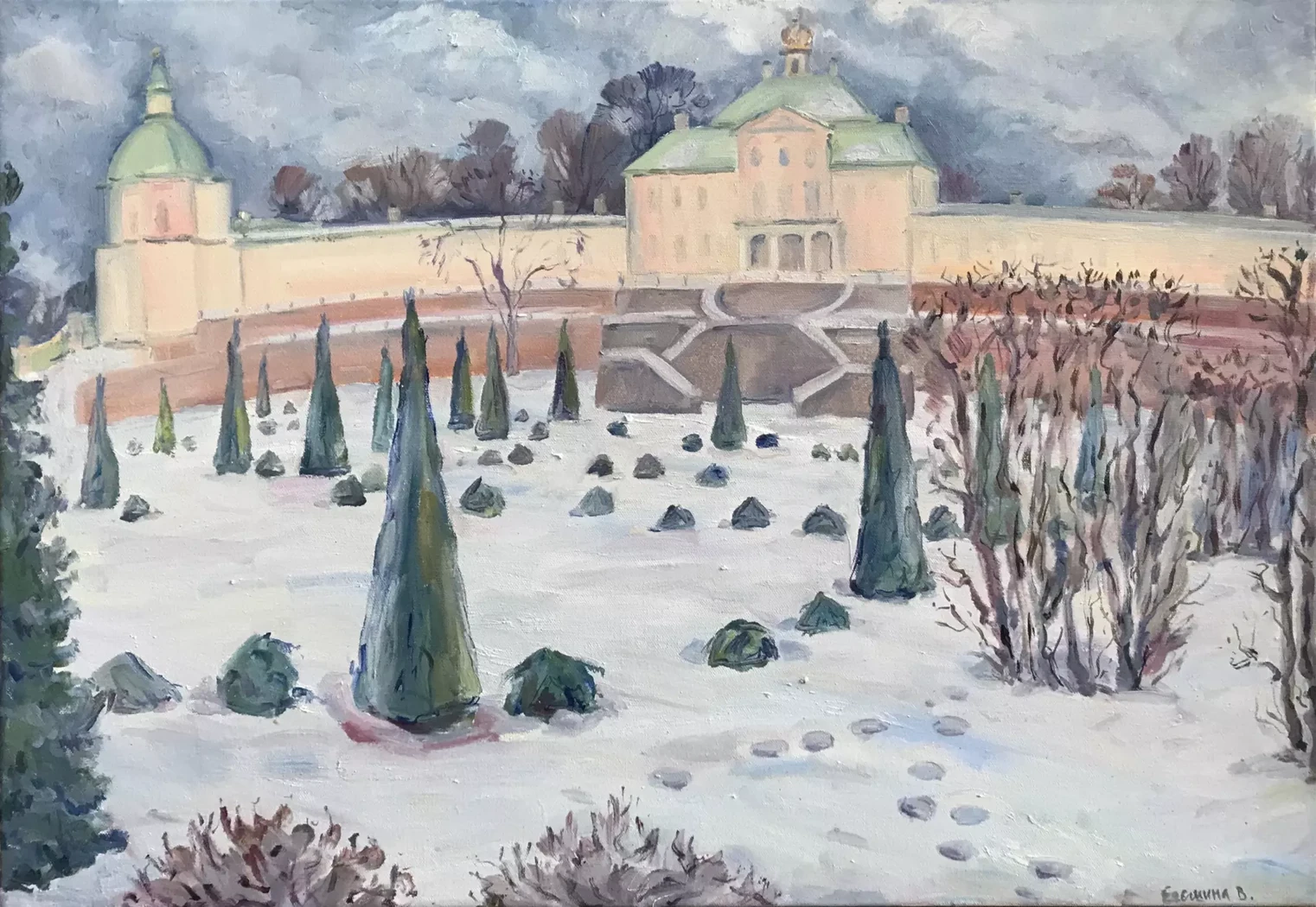«Ораниенбаум зимой», Егошина Вера Алексеевна, художник, купить картину