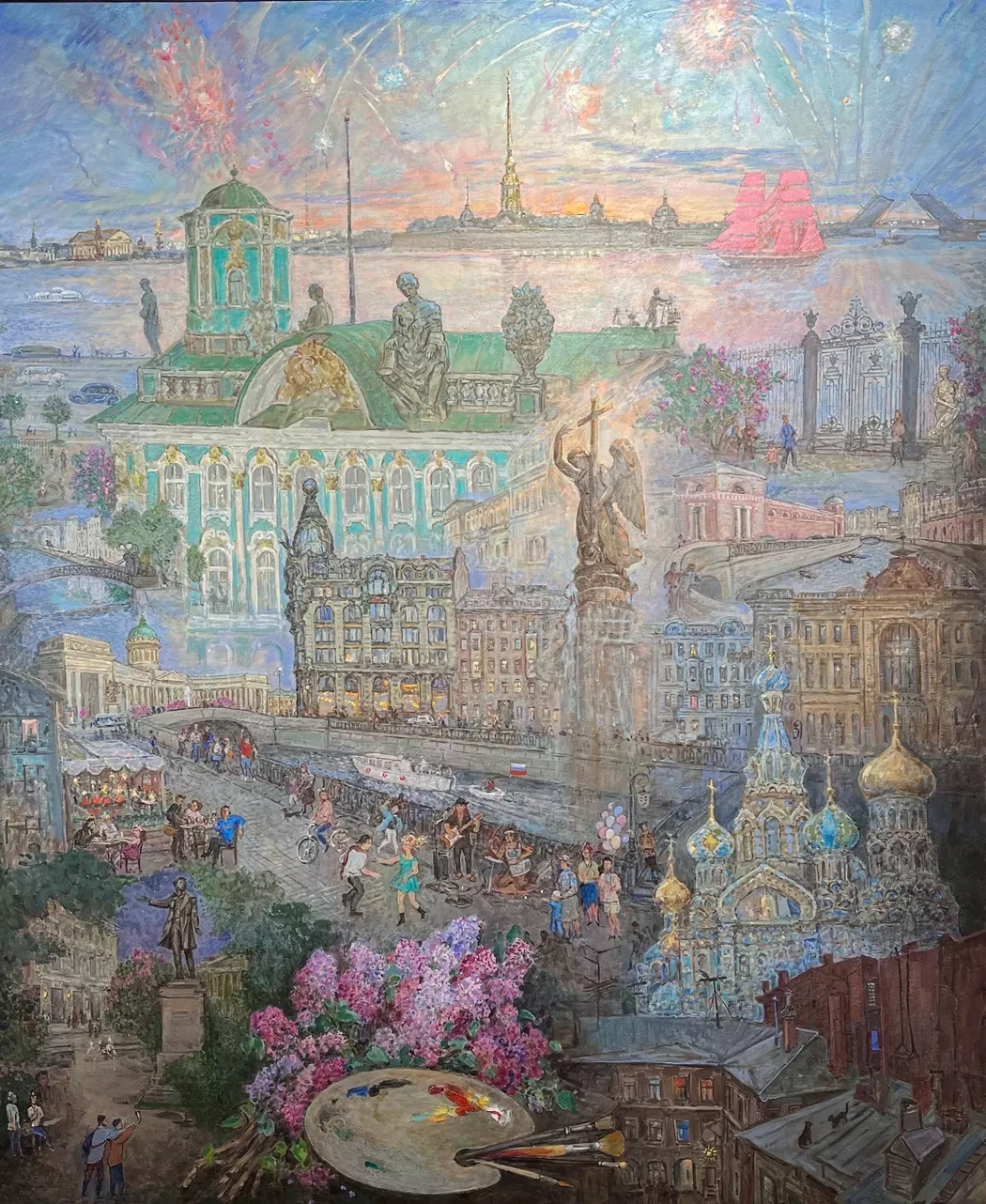 «Петербургская ночь», Бекарян Дзовинар Аровна, художник, купить картину
