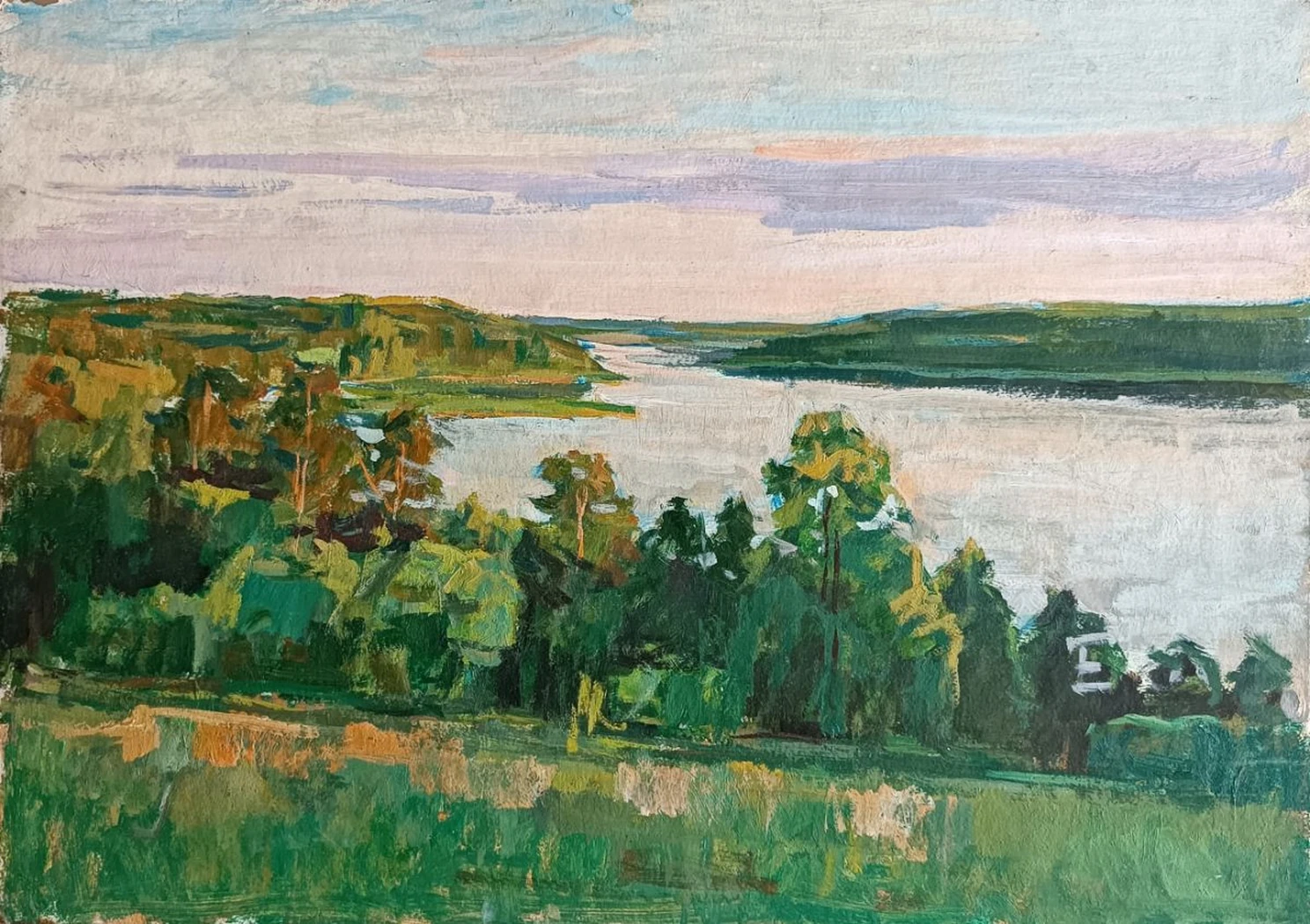«Летний пейзаж» Петров Б.С.