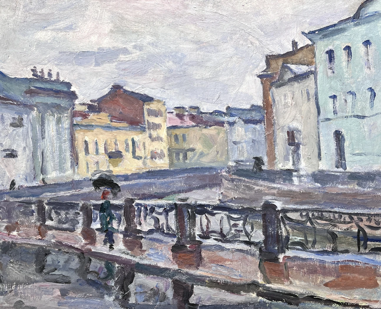 «На Мойке», Егошин Г.П., картина, живопись
