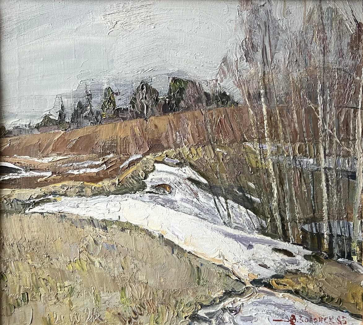 «Остатки снега»,В.Занонек 