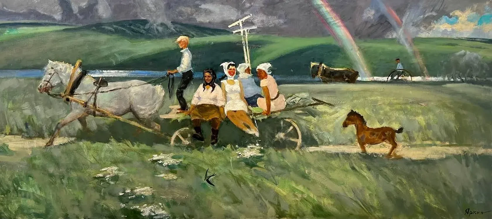 «Перед грозой», Яркин Владимир Петрович, художник, купить картину, купить, работы, аукциом,