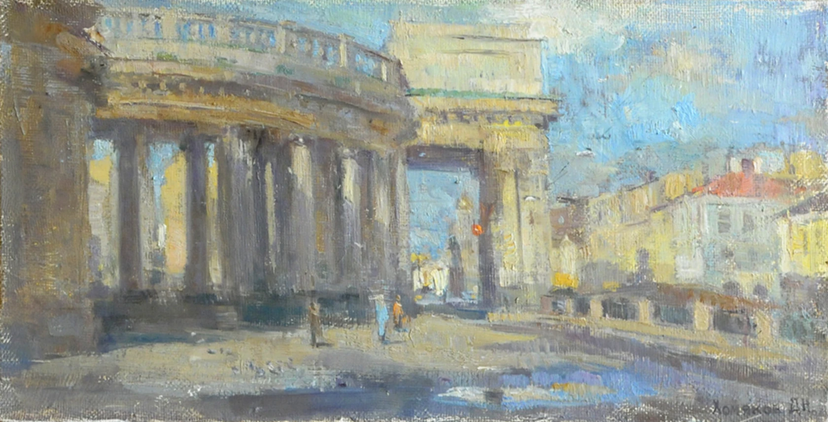 «Солнечный день у Казанского», 1991, Хомяков Д.Н.