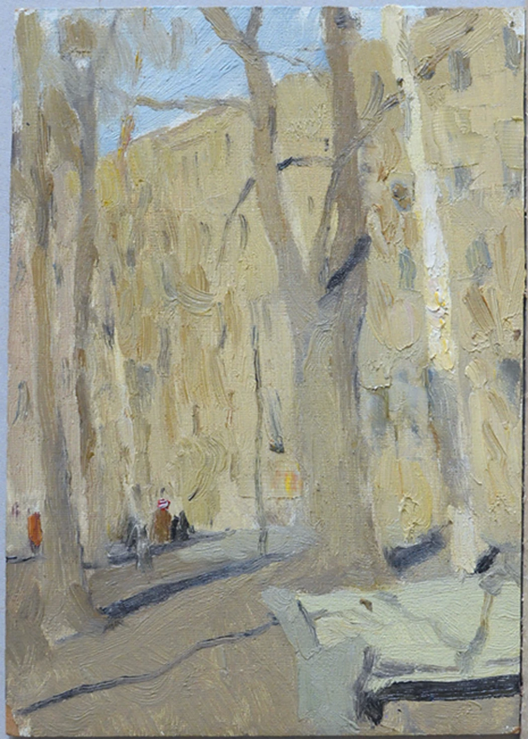 «Весна. Большой проспект Васильевского острова.», 1966, купить картину