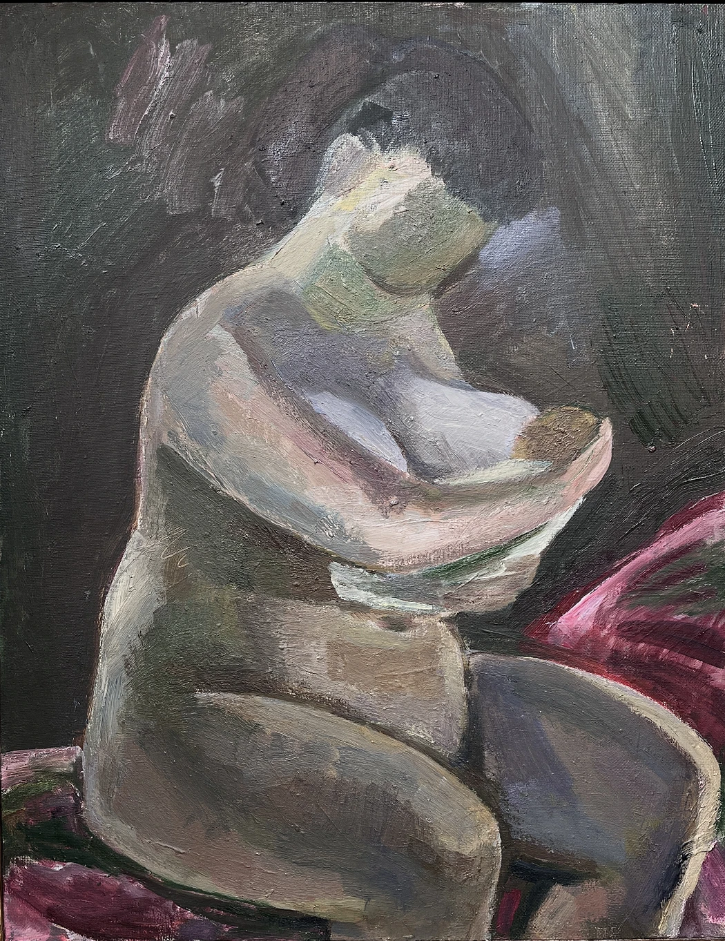 «Кормящая», Аршакуни З.П., картина, живопись