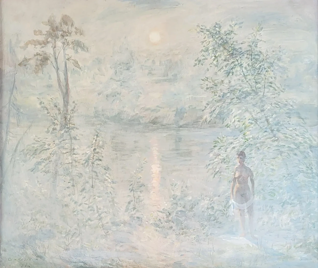 «Утро», Шаблыкин Юрий Михайлович, художник, купить картину, купить, работы, аукцион, живопись, галерея ОПХ, Bidspirit, бидспирит, магазин