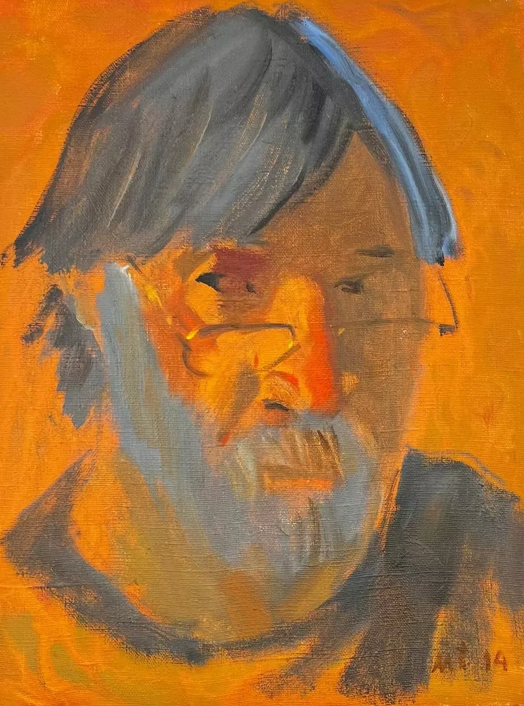 «Автопортрет», Тажибаев Марат, художник, живопись, графика, выставка, галерея ОПХ, выставка «Автопортреты» – XXVIII Международного фестиваля искусств «Сергей Осколков и его друзья»