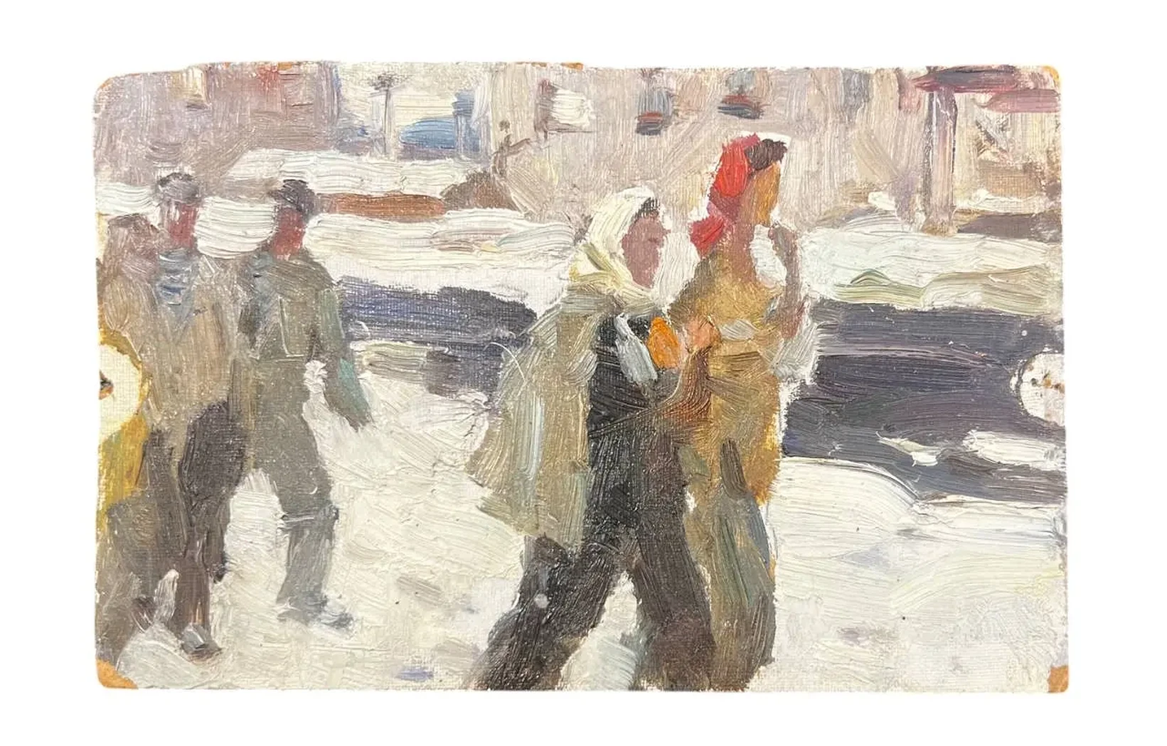 «Прохожие», Татаренко Александр Александрович, художник, купить картину, купить, работы, галерея ОПХ, аукцион, бидспирит
