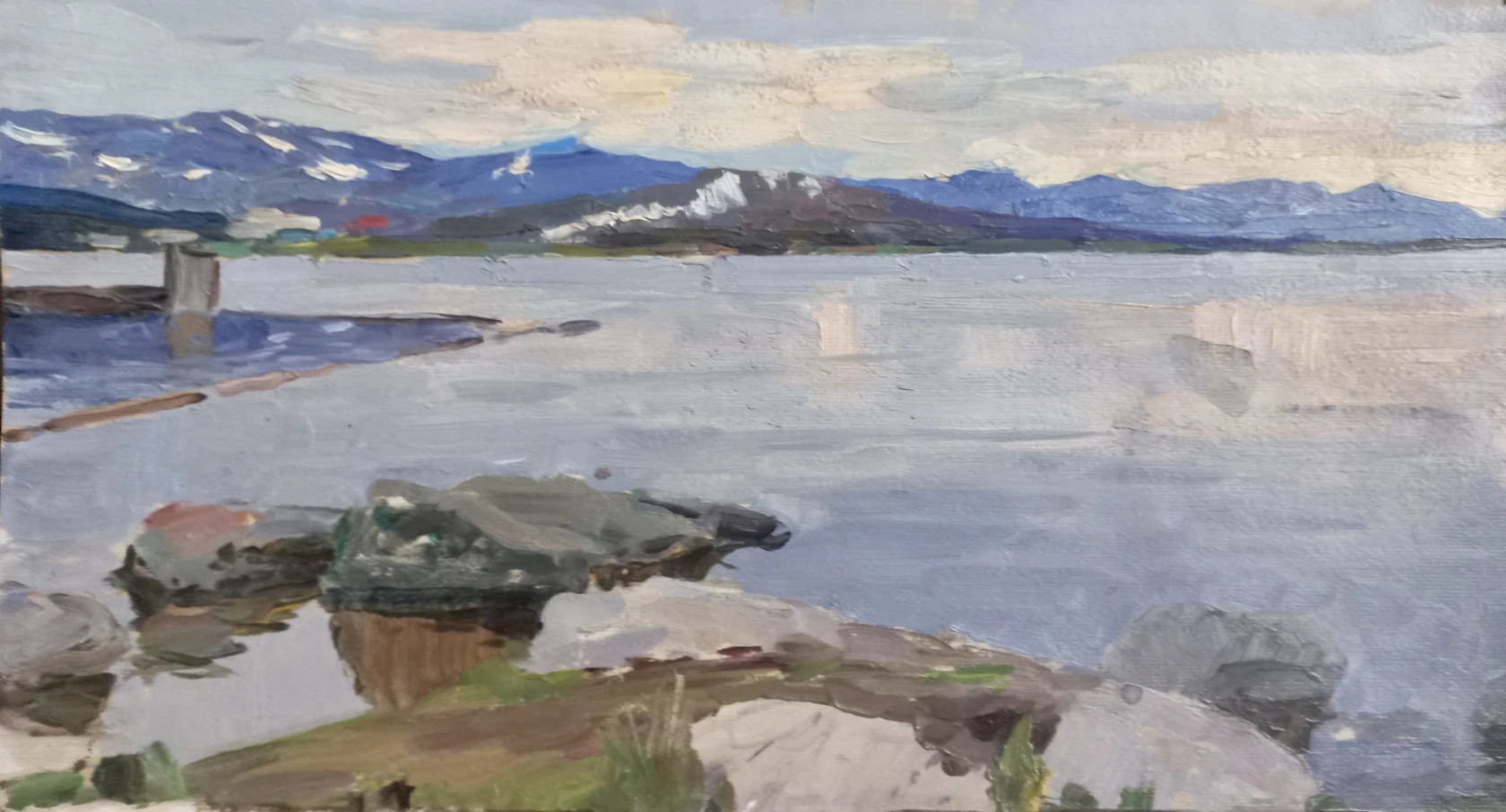 «Лумболовское озеро», Прошкин В.В., художник, картина, живопись, купить картину