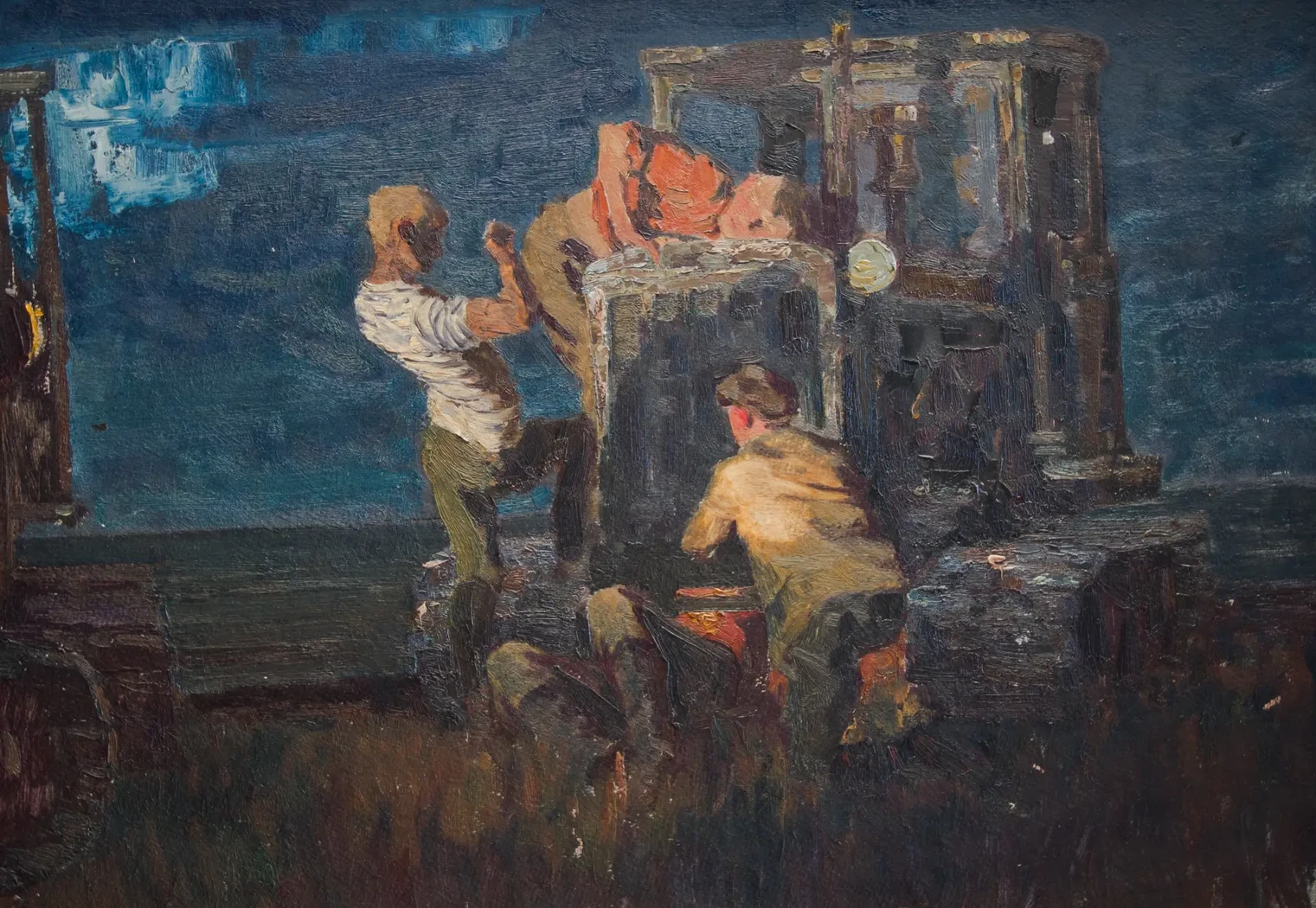«МТС», Рубин Ефим Евсеевич, художник, купить картину, купить, работы, аукцион, живопись, галерея ОПХ, Bidspirit, бидспирит, магазин, выставка
