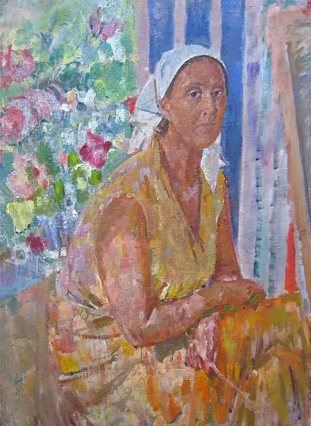 «Портрет художницы Ольги Богаевской», Савинов Г.А.
