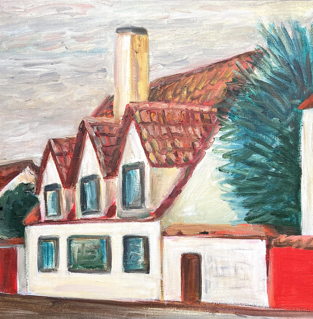 «Домик в Скагене», Аршакуни З.П., картина, живопись