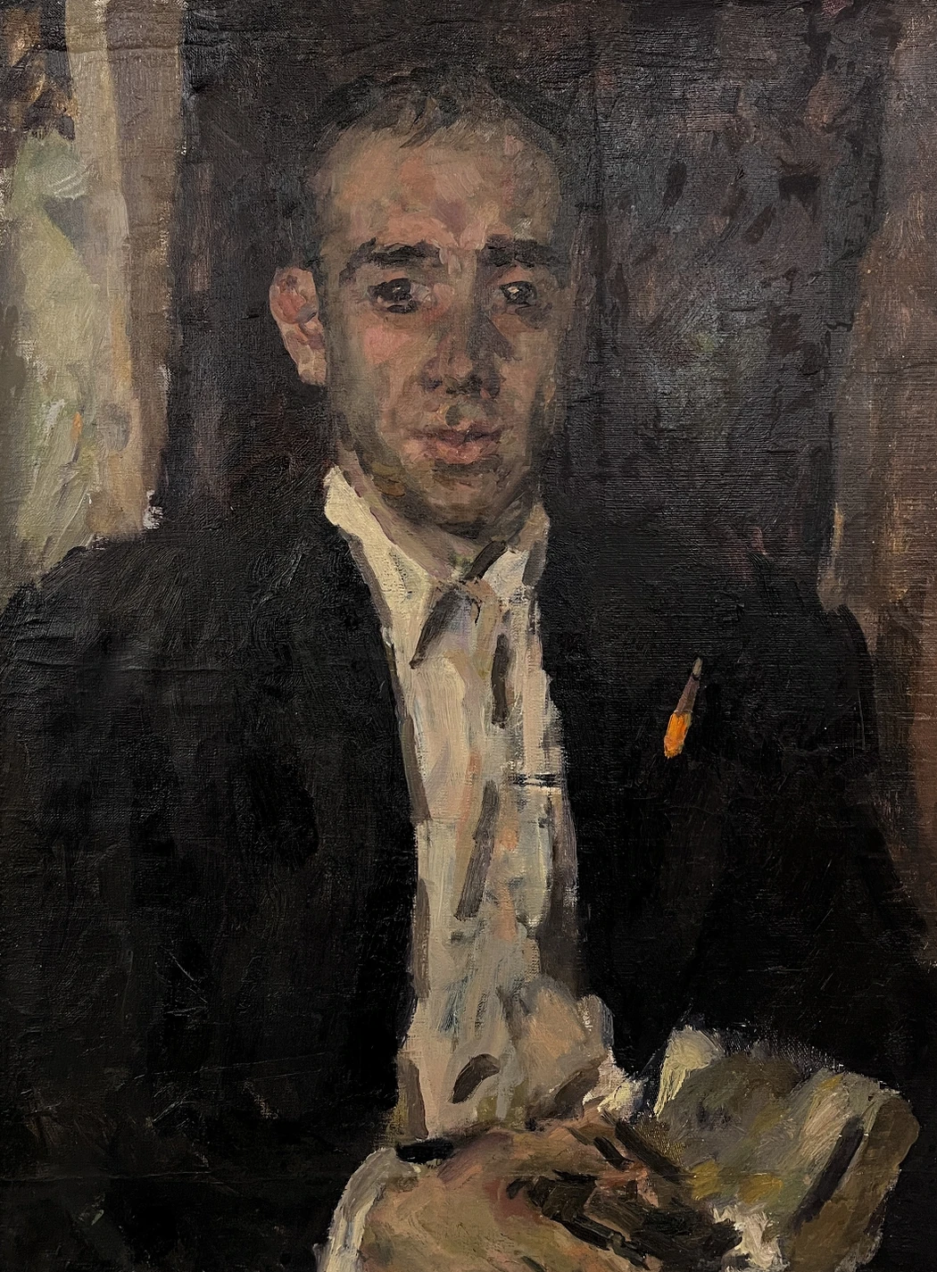 «Автопортрет», Ватенин В.В., картина, живопись