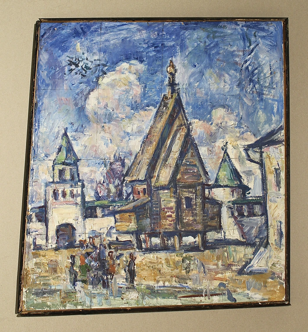 «Эскиз к оформлению гостиницы «Интурист» в В. Новгороде», Егошин Герман Павлович, художник, купить картину 