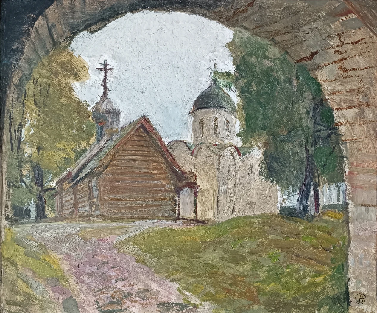 «Старая Ладога. Собор Св. Георгия» Семенов Б.А.