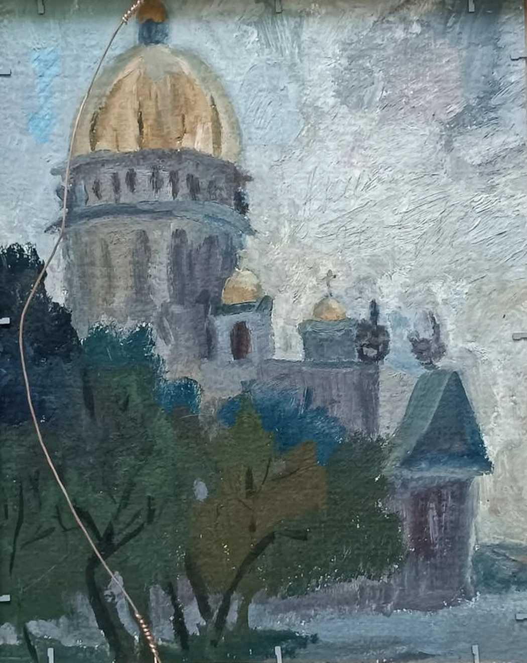 «Городской пейзаж», Акимов Александр Александрович, художник, купить картину