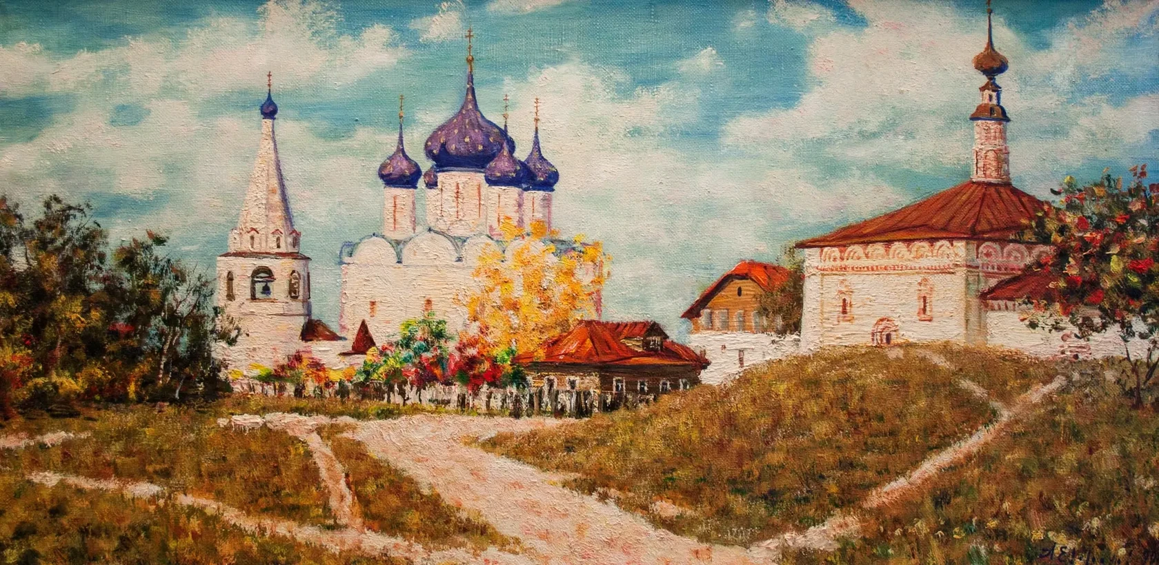 «Суздаль», Евграфов Александр Борисович, художник, купить картину, купить, работы, аукцион, живопись, галерея ОПХ, Bidspirit, бидспирит, магазин, выставка