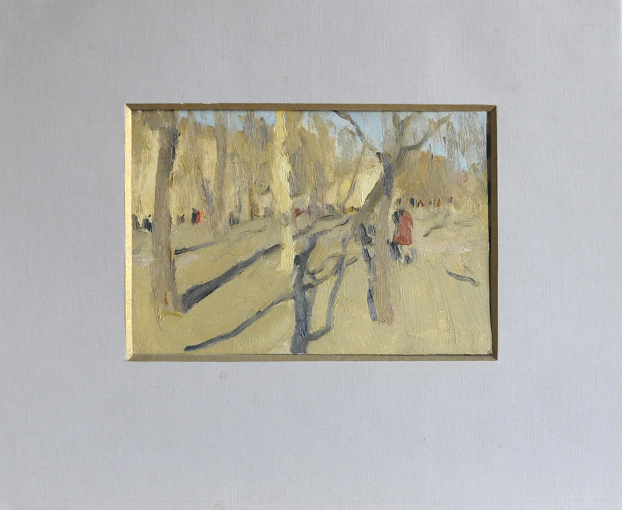 «Большой проспект Васильевского острова», 1963, Лебедев Ю. А.