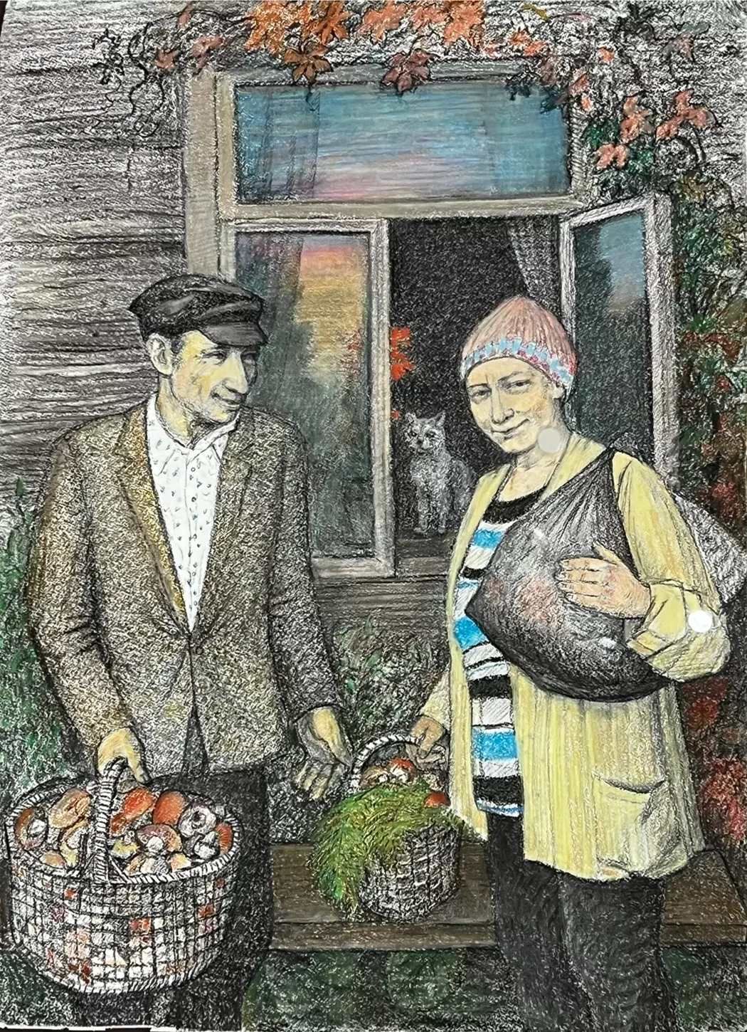«Соседи», Бекарян Дзовинар Аровна, художник, купить картину