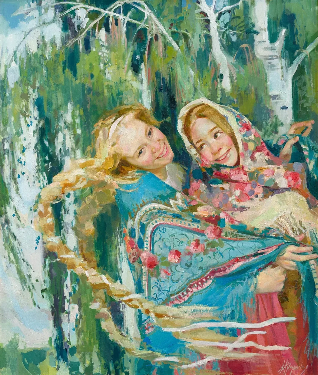 «Русы косы», Родинская Мария, художник, купить картину.