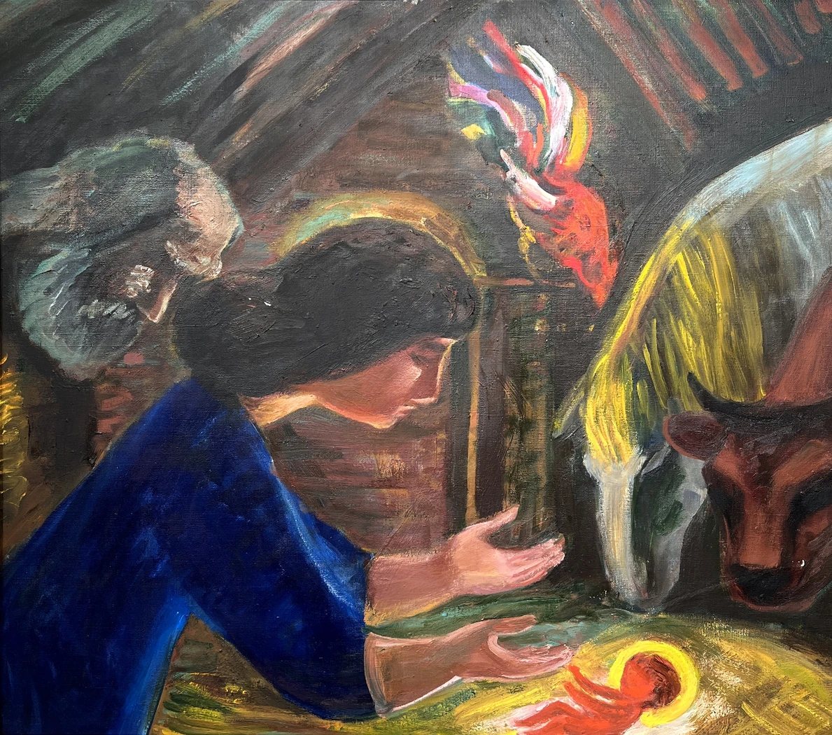 «Рождество Христово», Аршакуни З.П., картина, живопись