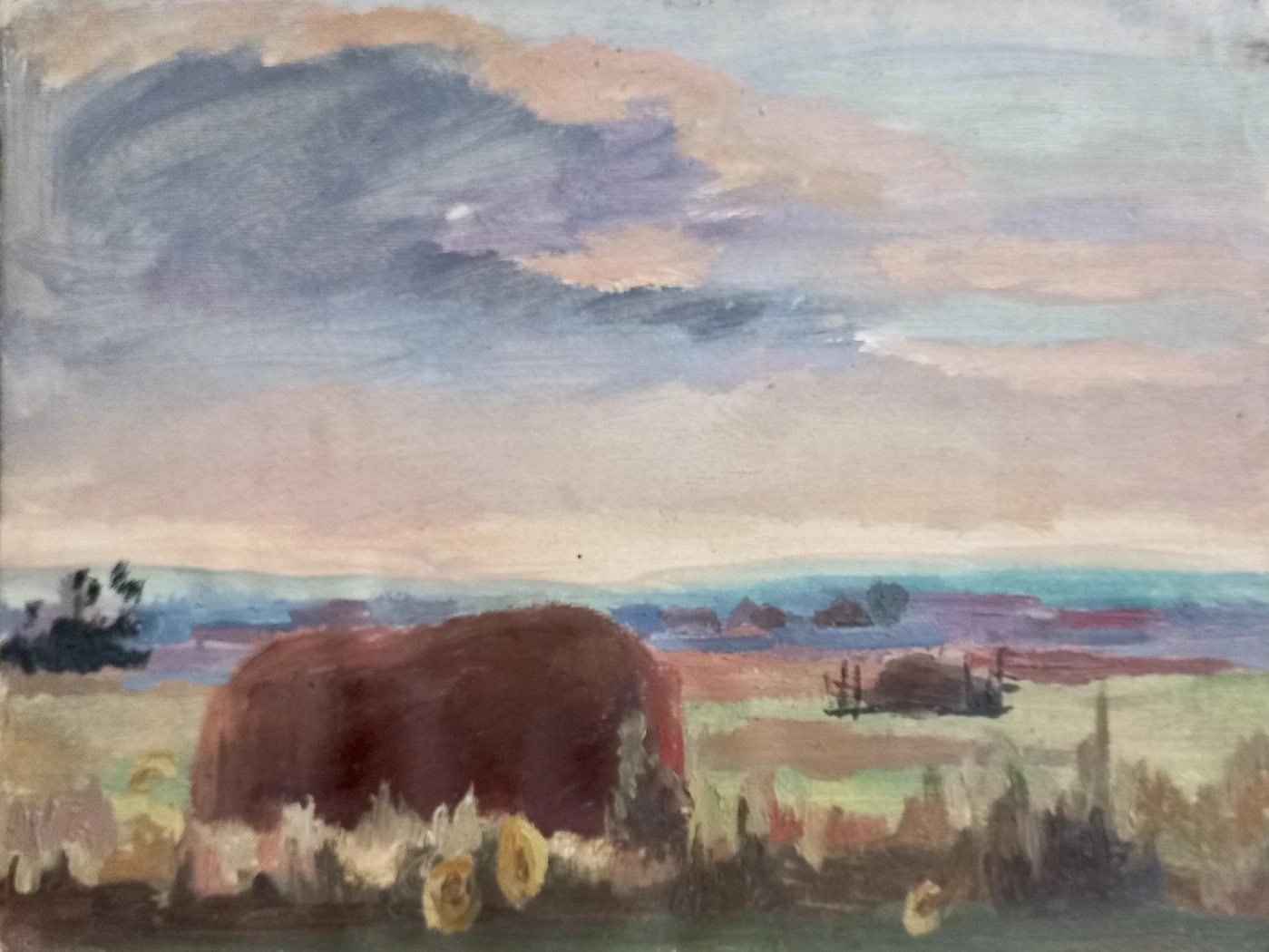 «Стог на закате», Белаковская Виктория Марковна, художник, купить картину