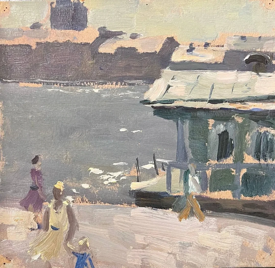 «Нева», Обозненко Дмитрий Георгиевич, художник, купить картину, купить, работы, аукцион, живопись, галерея ОПХ, Bidspirit, бидспирит, магазин