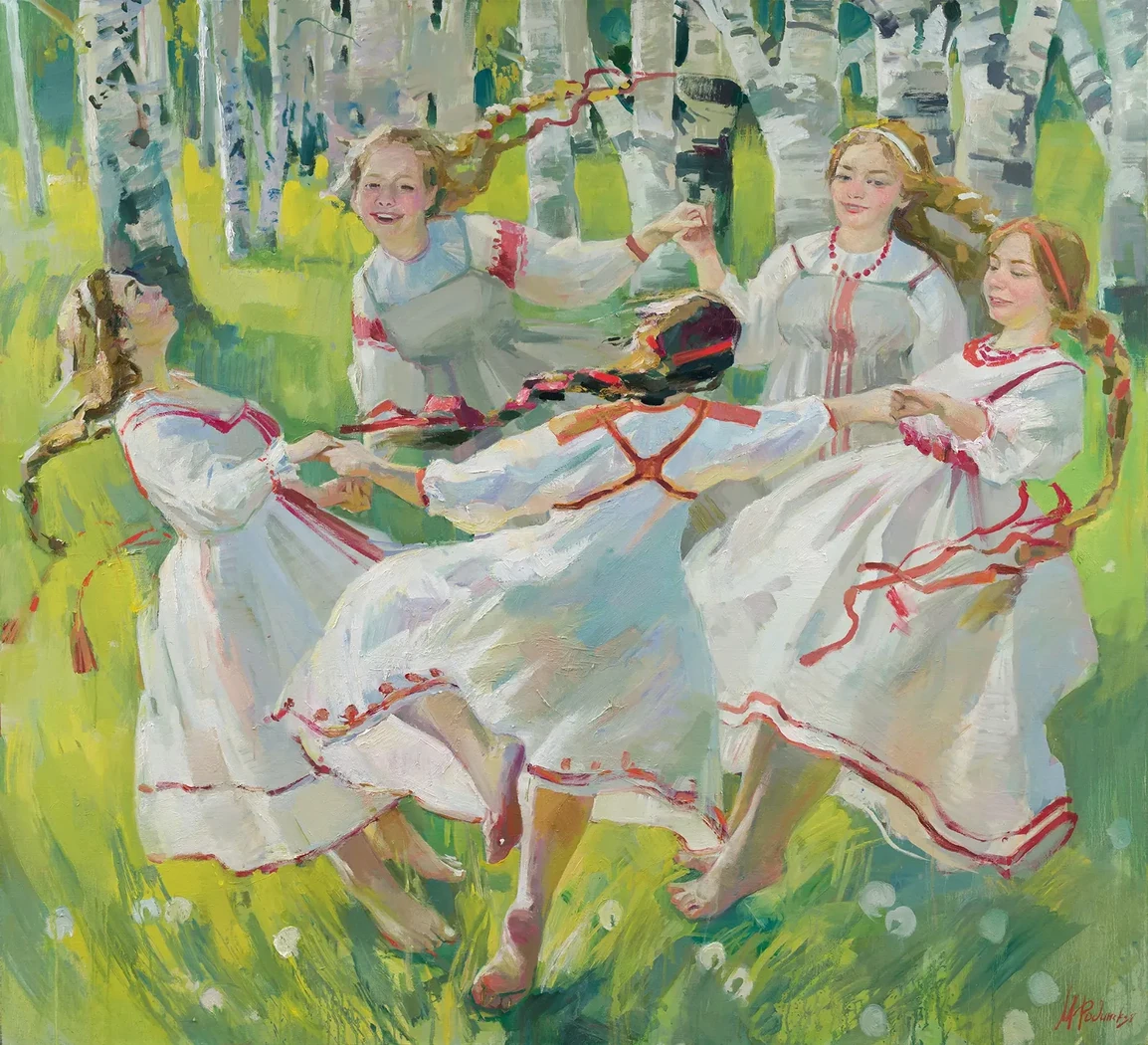 «Хоровод», Родинская Мария, художник, купить картину.