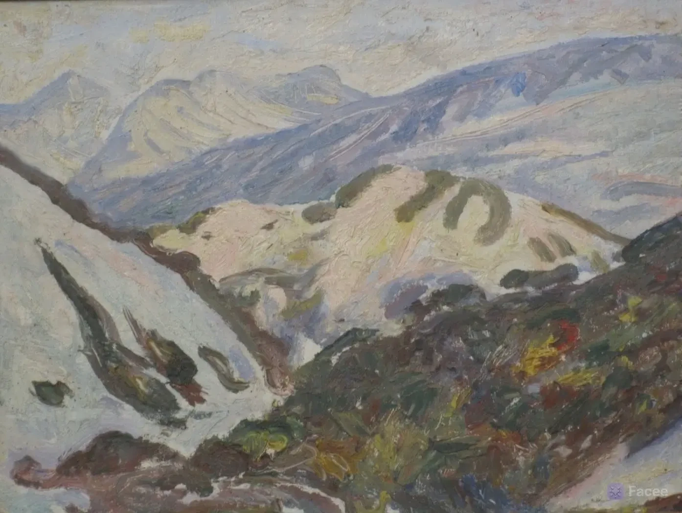 «Первый миг странного места», 1991 г., Емец Сергей Алексеевич, купить картину.