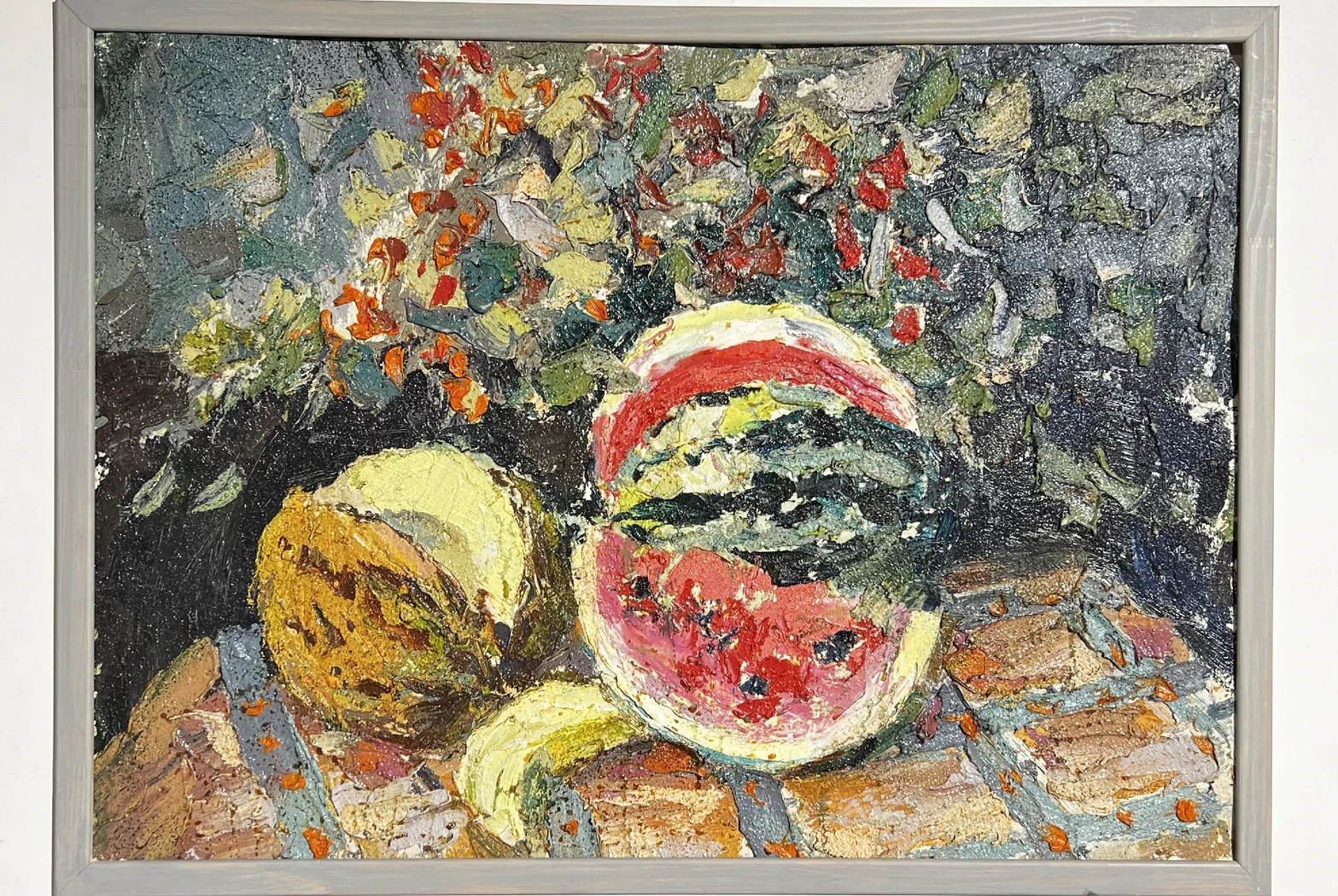 «Натюрморт с арбузом и дыней», Коровяков А.П., художник, купить картину 