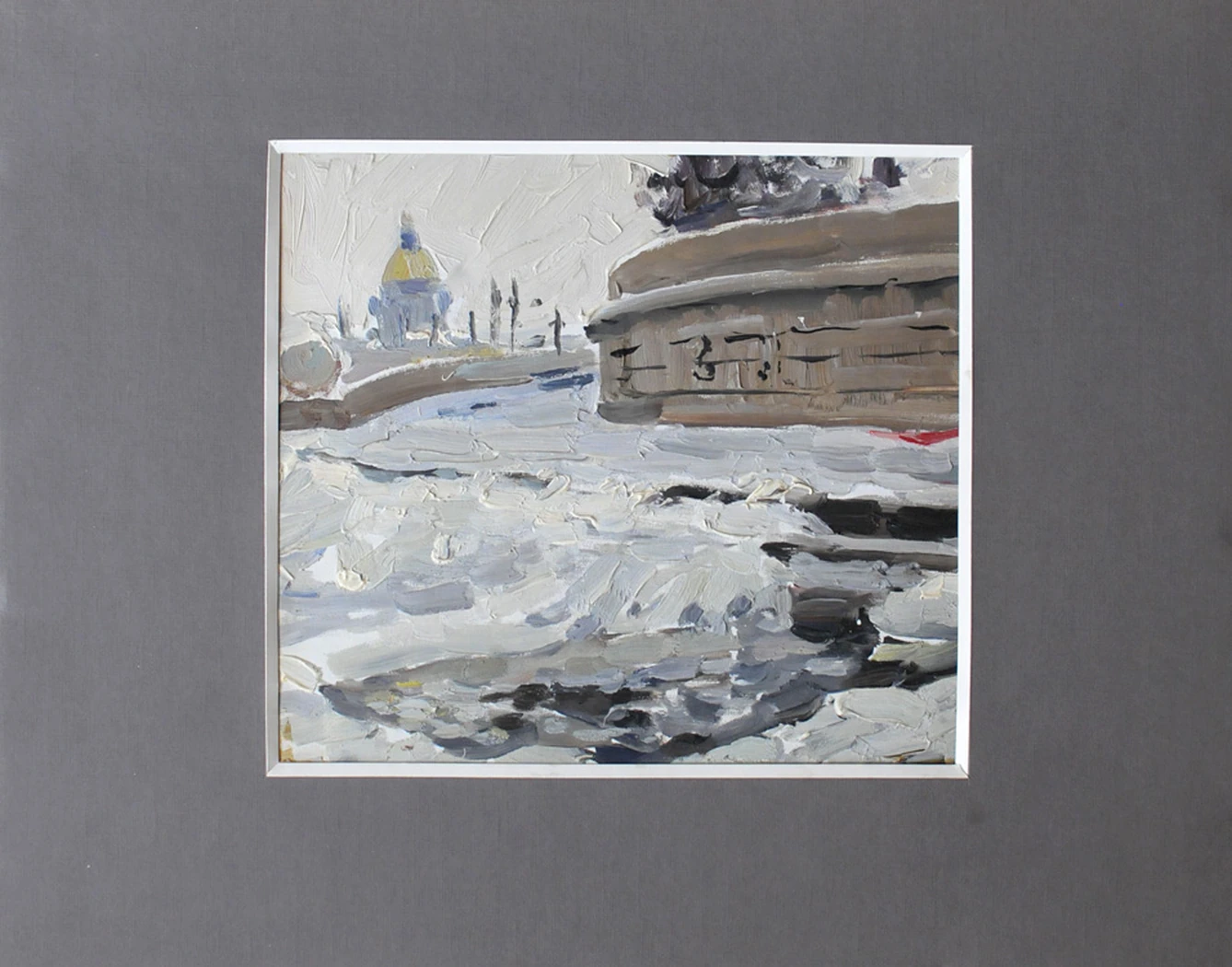 «Зимний пейзаж», Коровяков А. П., 1962