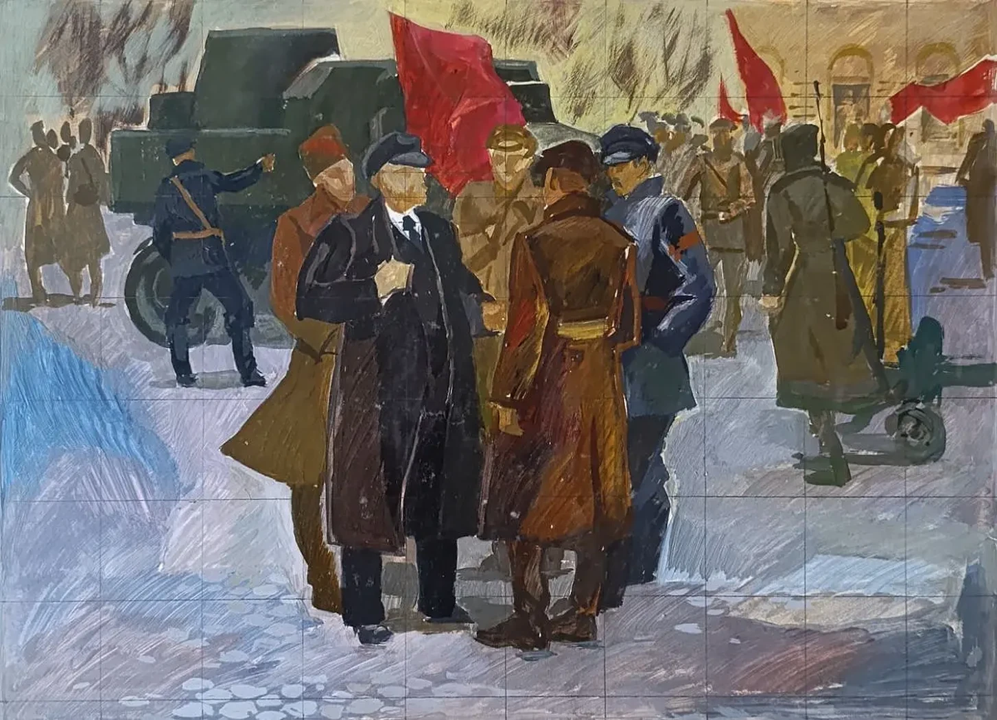 «Ленин у броневика»