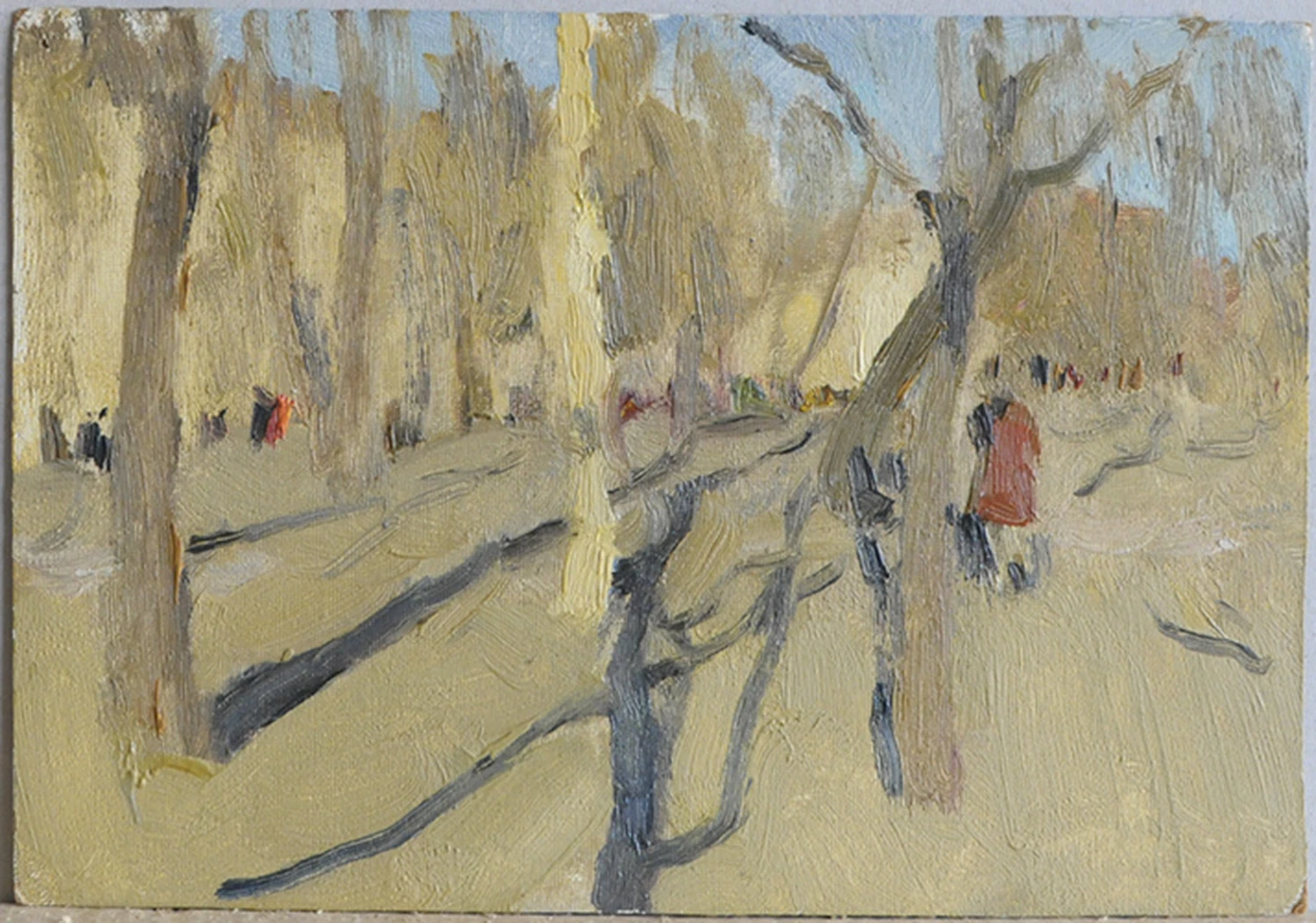 «Большой проспект Васильевского острова», 1963, Лебедев Ю. А.