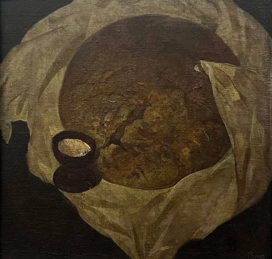 «Хлеб», Борисова Марина Борисовна, художник, купить картину, купить, работы, аукцион, живопись, галерея ОПХ, Bidspirit, бидспирит, магазин, выставка