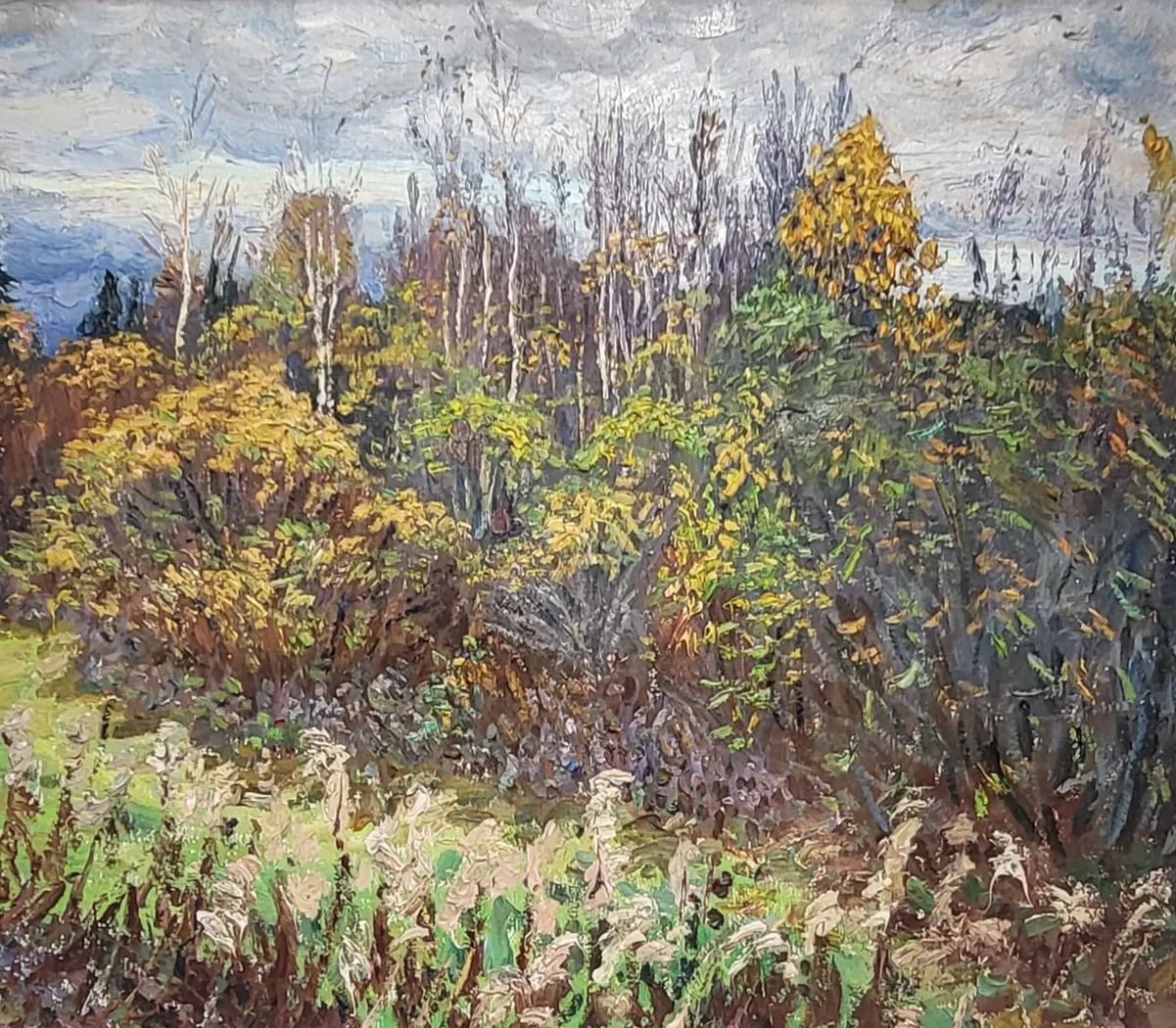 «Осень», Шаранович Виктор Петрович, художник, купить картину, купить, работы, аукцион, живопись, галерея ОПХ, Bidspirit, бидспирит, магазин